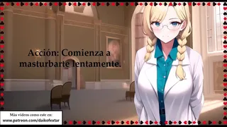 Witches fuck your girlfriend in your presence. JOI fantasy in Spanish.