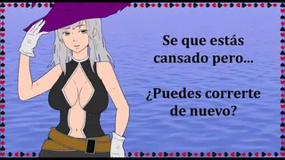 JOI with a magician who needs your cum to escape. Spanish voice.