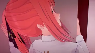 Nino has sex with a partner in the kitchen
