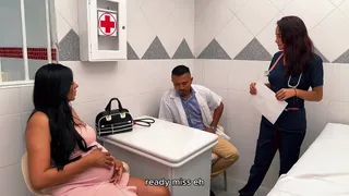I go to a doctor's appointment and the doctor and the horny