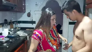Beautiful Chloe masturbates in the kitchen pt3