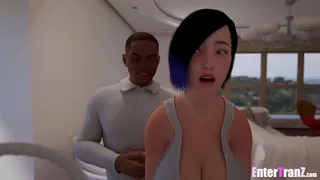 Horny ladyboy gets stretched wide and fucked deep by her BBC DILF