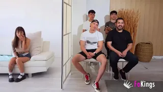 Aska's GREAT LATIN ASS Vs 4 Latin dudes. She'll pick just one or BANG 'EM ALL??