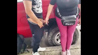 The busty goddess takes his milk