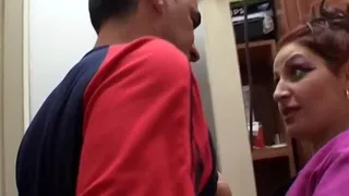Lick his hot cum with the tip of your tongue