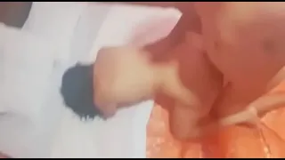 Carlita getting milk