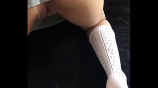 Nice Feet!! ENJOYING My Teen Feet’s and Her Ass Before She Go to STYLE!! Mexican Sex!
