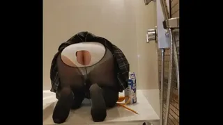 Milk enema alone!