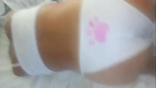 Fucking my wife in the ass with lingerie