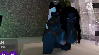 Lesbians at pool party