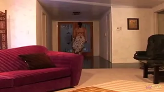 After getting dumped the blonde teen seeks help from her lesbian friend. To make her forget the friend rubs her wet little pussy and plows her tight asshole until they both orgasm together.