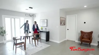 Stepsiblings Boning As Stepmom Lez Out