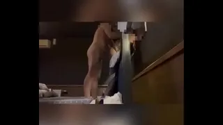 Licking his ass makes me double horny while he fucks me hard on the couche
