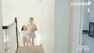 Kylie, Kay and Lily Have The Best Lesbian Threeway Ever By The Pool - LETSDOEIT