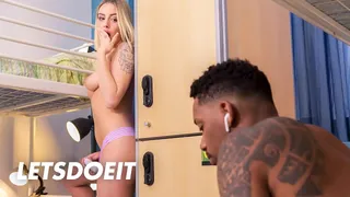 Latin Babe Lya Missy Stretched By BBC Foreigner In Her Tight Vagina In Hostel Room - LETSDOEIT