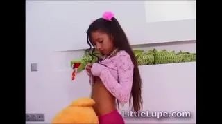 Little Lupe gets naughty