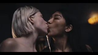 LESBIAN CABIN THREESOME - Foot Fetish Girls Goes After Brunette And Turns Her Into Fuck Toy FULL Pussy Eating Slimy Squirt