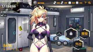 The male protagonist meets an AI girl with self-awareness