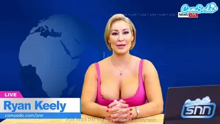 Camsoda - Big Boobs MILF Ryan Keely Gets Her Pussy Super Wet On Sex Machine