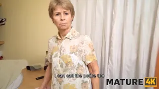 MATURE4K. Stud notices maid and lures mature woman into spontaneous sex