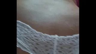 European babe cum covered