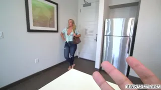 Sexy stepmom Candice Dare gets some comfort from her stepson and she loves the way he fucks her cock hungry pussy