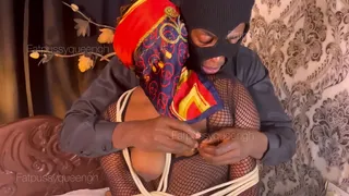 BDSM Fantasy-Tied Up on Christmas Day(Spank,Squirt and Rough sex)
