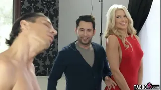Big round ass MILF wants to be with a male pornstar