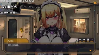 The male protagonist meets an AI girl with self-awareness
