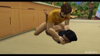 I fucked my hot maid - Sims 4