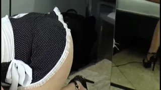 Hot maid fucks with boss while boss goes to the mall