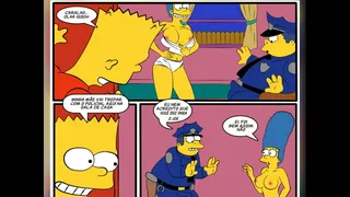 Porn Comics - The Simpsons Parody