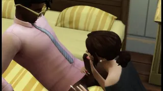 black man filling her vagina up with cum