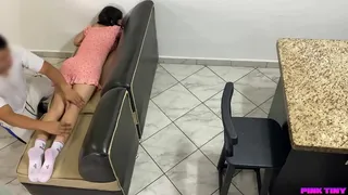 My step uncle told me that he would give me a massage and he started to touch my pussy but I got turned on