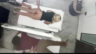 Couples Massages Recorded as the Wife is Fucked Next to Her Husband
