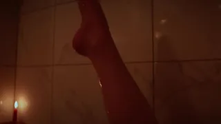Best Blowjob in bath from big tits pawg Lovely Dove