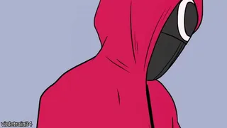 Masked man fucks a woman and she tries to make him cum