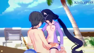 Pecorine and Karyl and Yuuki intense sex. - Princess Connect! Re:Dive Hentai