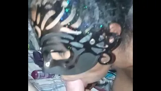sucking him