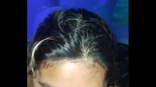 Doing oral in a pool