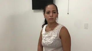 I spy on my stepmom while she is in her room and she gives me a great blowjob