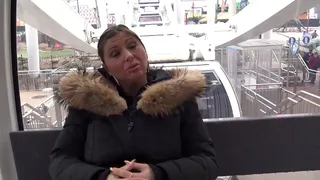 POV couple i. blowjob outside almost getting caught