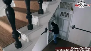 German woman caught masturbating and then directly pounded wet