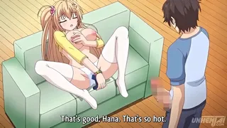 Masturbating with my Step Sister - Hentai [Subtitled]