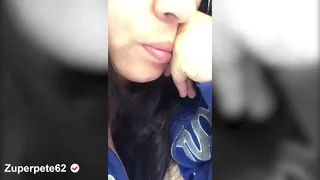 My sexy stepmom Crystal sends me masturbating video