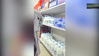 I caught and convinced a mature woman in a warehouse, and then paid her debts in exchange for fucking quietly in a motel.