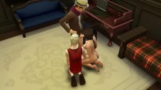 A feral on maternity leave climbed into the panties of two men