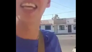 Street Mexican puta flashing