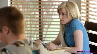 MTS - Stepmom keeps study time interesting with fuck session
