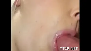 Slut's bald pussy fucked